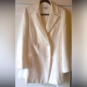 Anna Quan White Blazer Structured Timeless Design